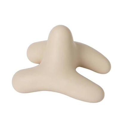 predolo Pressure Point Silicone Handheld for Stretching, Milk Tea Color - color: Milk Tea