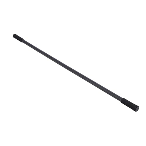 Dioche Long Stick Adjustable Yoga Stick Adjustable Steel Exercise for Enhanced Flexibility and Mobility 30/45/60 Inches with Foam Handles for Fitness and Relaxation