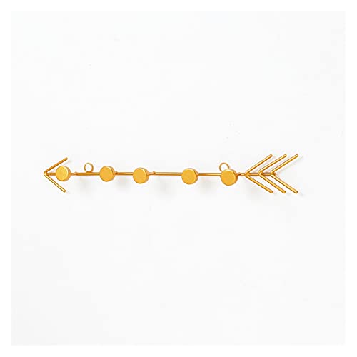 Wall Mounted Coat Rack Simple Creative Metal Decorative Hook Nordic Home Wall Decoration Bedroom Porch Bathroom l Wall Hanging Door Rear Hook Coat Rack Tree (Color : 1) (1)
