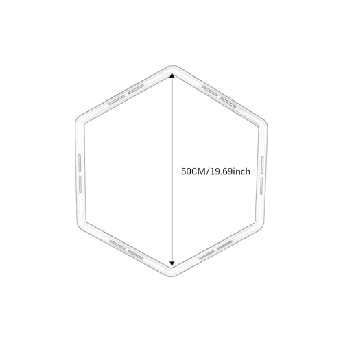 harayaa 5 Pieces Agility Training Rings Fitness Rings Ladder Training Equipment PP Material Portable for Football Basketball Tennis Badminton Rugby Suitable F - color: Red