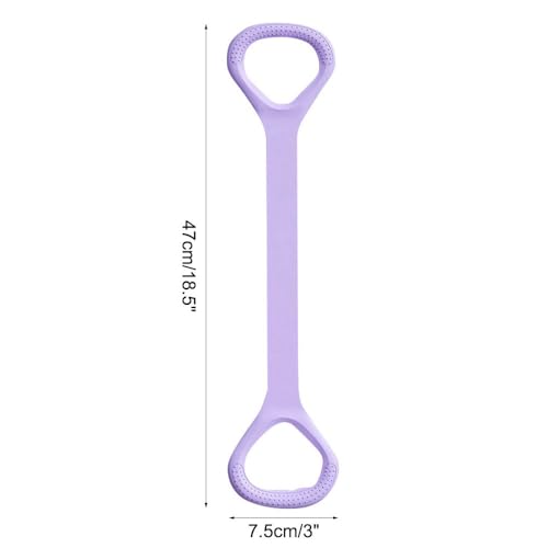 Figure 8 Exercise Bands, 3PCS Arm Execrise Stretch Bands Elastic Workout Band with Non-Slip Handle for Training Arm, Back, Chest and Shoulder - size: Large
