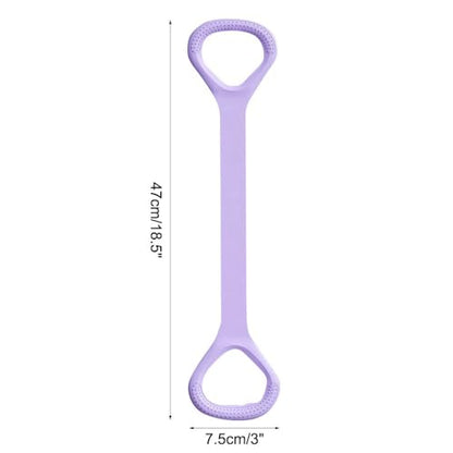 Figure 8 Exercise Bands, 3PCS Arm Execrise Stretch Bands Elastic Workout Band with Non-Slip Handle for Training Arm, Back, Chest and Shoulder - size: Large