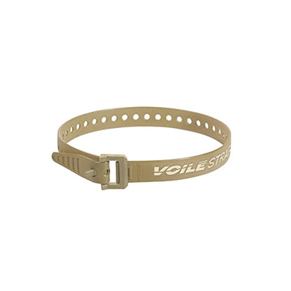 Voile Straps - 20" Nylon Buckle (Tan) - color: Tan