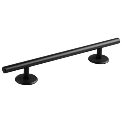 Simhoa Fingerboard Round Rail, 25cm Stainless Steel Skateboard Obstacle with Stable Base for Fingerboard Parks and Trick Practice - color: 25cm Round Black