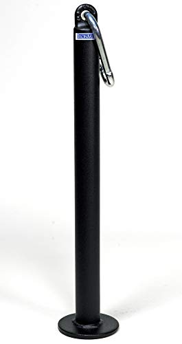 IronMind 12 inch Loading Pin and Snap Clip | Takes Standard Plates | 1 inch Diameter for Standard Weight Plates, Made in USA