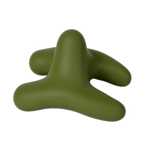 predolo Pressure Point Silicone Handheld for Stretching, Forest Green - color: Forest Green