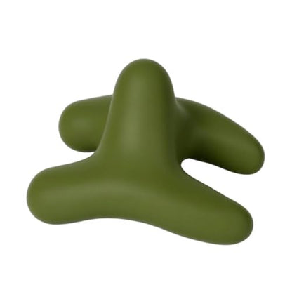predolo Pressure Point Silicone Handheld for Stretching, Forest Green - color: Forest Green