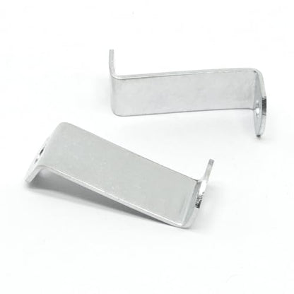 Offset Clips for Picture Framing, Z-Shape Canvas Mounting Clips with Mounting Hole, with Screws (20pcs, 32mm) - size: 32mm