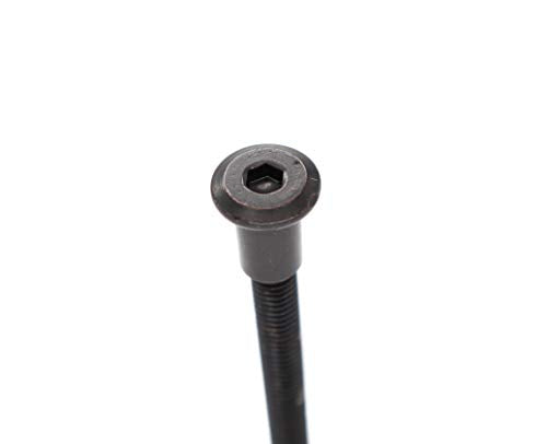 10-Pack M6 x 75mm Black Socket Cap Screws Barrel Nuts Kit for Crib Furniture Bed - size: M6 x 75mm (10 pcs)