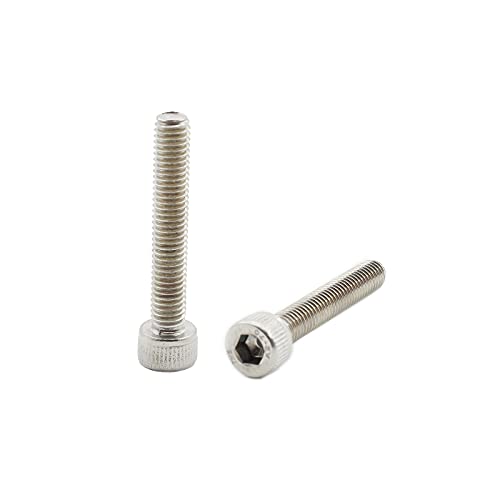 20 PCS Socket Head Cap Screws, TTZEZE 304 Stainless Steel Metric Machine Bolts Hex Socket Screw, Socket Drive Bright Finish Full Machine Threads for Shelf Chair Desk Install Repair (M5x16mm) - color: M5, size: 16mm