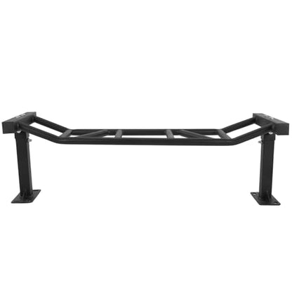 47 Inch Ceiling Mount Pull Up Bar Heavy Duty Multi-Grip Chin Up Bar Adjustable Height&Supports to 600 Lbs Fitness Trainer Home Gym Equipment