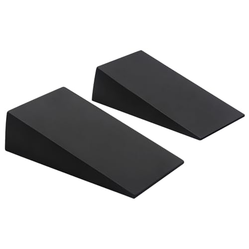 1 Pair Squat Wedge Block 13x6x3.5 Inch EVA Supportive Workout Yoga Block for Fitness, Pushup, Weightlifting, Foot Stretching