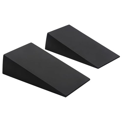 1 Pair Squat Wedge Block 13x6x3.5 Inch EVA Supportive Workout Yoga Block for Fitness, Pushup, Weightlifting, Foot Stretching