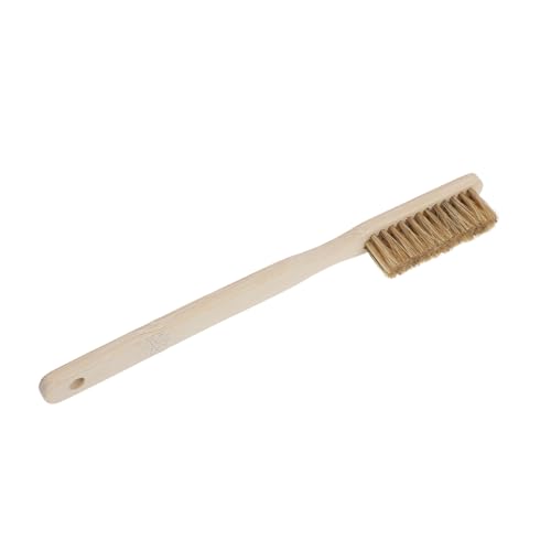 STAHAD Rock Climbing Brush with Long Wooden Handle and Sturdy Bristles for Chalk Removal, Rapid Drying, for Indoor and Outdoor Bouldering and Humid Environments Cleaning