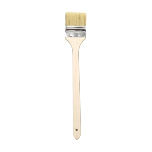 Tool with Comfortable Wooden Grip for Deeply Long Curved Head Scrub Brush Extended Reach Extension - size: B