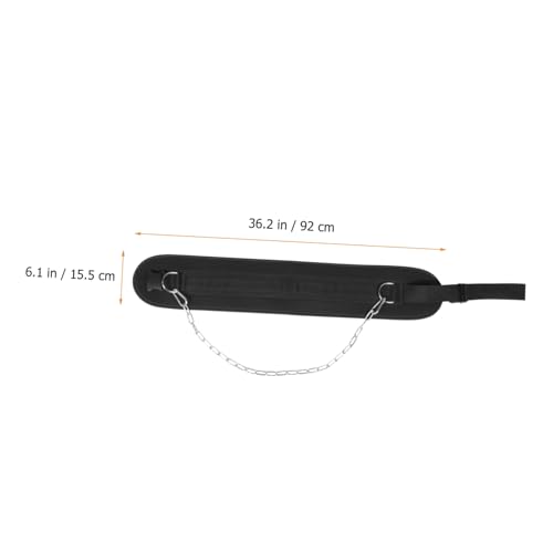 Weighted Pull-up Belt with Chain for Weight Lifting Thickened Steel Dipping Belt for Back Muscle Strength Training for Pull-up and Dip Exercises