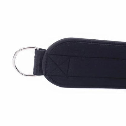 Neoprene Dip Belt with Steel Chain, Padded Waist Strap for Pull-Up Dip Strength Training, Gym Bodybuilding Weight Loading Accessory