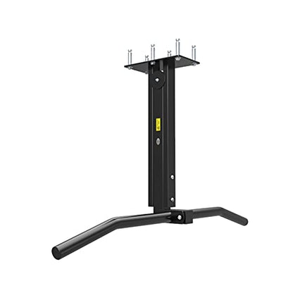 Pull-Up Bars Wall-Mounted Ceiling Chin Up Bar Height-Adjustable Steel Fitness Horizontal Bar Safe Load 300kg,