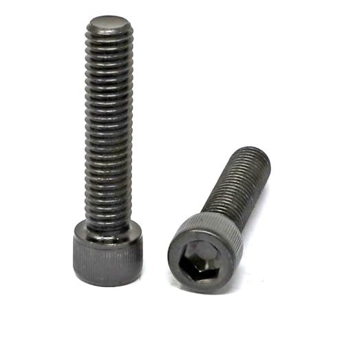 iexcell 10 Pcs 3/8-16 x 1-3/4" Alloy Steel 12.9 Grade Hex Socket Head Cap Screws Bolts Kit, Black Oxide Finish - size: 3/8-16 x 1-3/4"