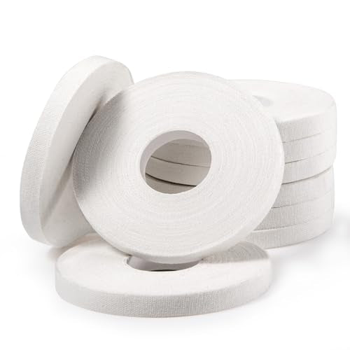Pro Finger Tape 9 Pack - 0.3” x 45 Ft White Athletic Sports Tape for Rock Climbing,BJJ,Jiu-Jitsu,Wrestling,Judo - color: White, size: 0.3in x 45Ft - 9 Rolls