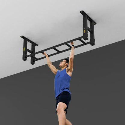 Wall-Mounted Pull-Up Bar – Steel Indoor/Outdoor Climbing Frame, Multifunctional Strength Training Equipment, 2 Styles Available
