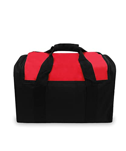 Everest unisex-adult Gym Bag With Wet Pocket ,Red, One Size - color: Red