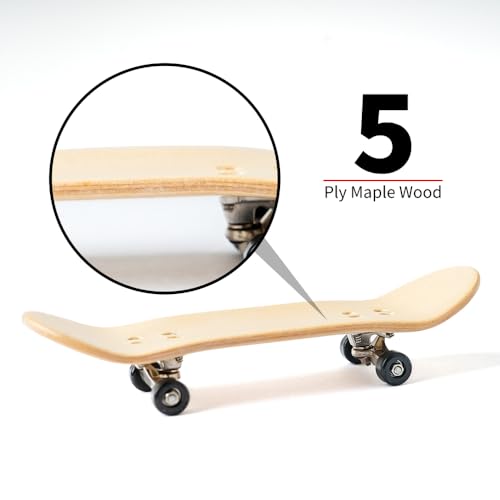 12 PCS Pro 32mm Fingerboard Wooden Board Professional Mini Finger Skateboard Set of 12 - color: 12pcs