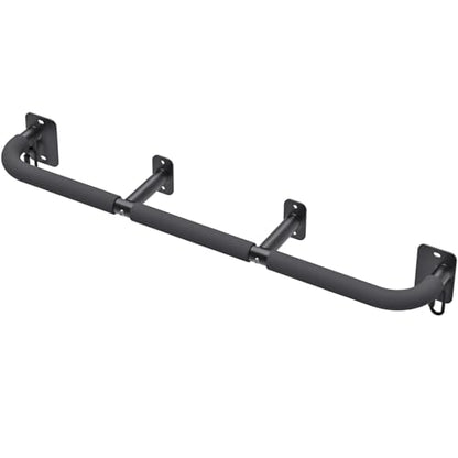 SELEWARE 32"/36" Wall Mount Pull Up Bar Joist Mount Chin Up Bar for Doorway | Heavy Duty Steel Construction Support 450 lb, w/Resistance Band Hooks, Fits 32"/36" Wall Studs for Home Gym Strength Training - size: A: 36" x 1.6" Dia Grip