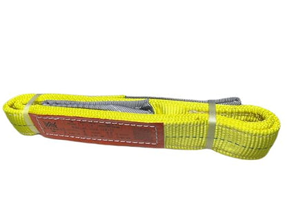 ATERET Twisted Eye Polyester Lift Sling I 3" x 16 feet I Heavy Duty Lifting Web Sling I (3" x 16') - size: 3" x 16'