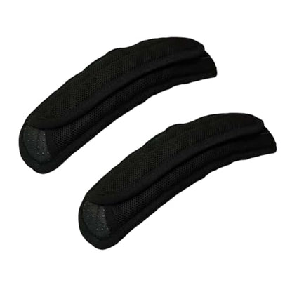 2 Pack Shoulder Strap Pads for Backpack Accessories,Replacement Universal Shoulder Pad Cushion Relieve Shoulders Pressure - color: Black