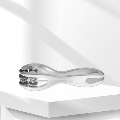 Finger Massager, Double Rollers Hand Massager, Hand Joint Roller for Stiffness Training Finger, Gray - color: Gray
