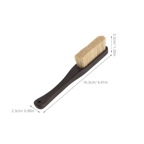 Portable Chalk Brush for Rock Climbing with Wooden Handle and Fine Boar Hair Bristles Small Climbing Brush Efficiently Removes Chalk and Dirt and Lengthy Climbs