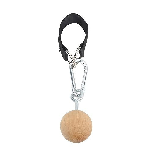 Wooden Pull Up Balls for Arm & Grip Strength Training – Neutral Grip Assist Handles