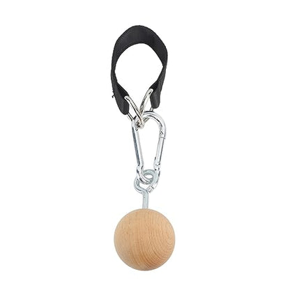 Wooden Pull Up Balls for Arm & Grip Strength Training – Neutral Grip Assist Handles