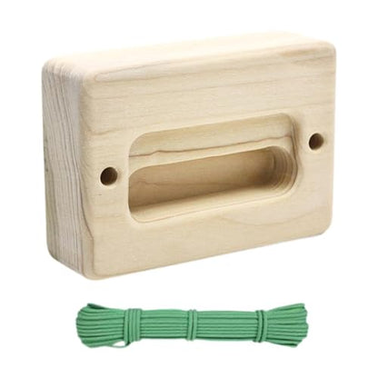 SM SunniMix Climbing Hangboard Wooden Hang Board Strengthen Your Grips, Arms and More