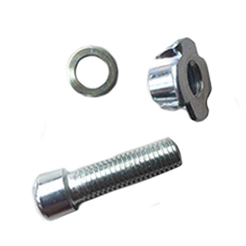Generic 10pcs T-nut Rock Climbing Four Claw Wall Rock Climbing Stones Mounting Hardware Zinc Plated Climbing Stones Screws T Pronged