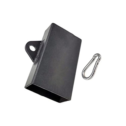 Pinch Block with Carabiner Devices Easy Using Finger Hanging Steel Grip Strength Training for Workout Forearm Training Gym Climbing, B