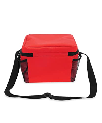 Everest Cooler Lunch Bag, Red, One Size - color: Red