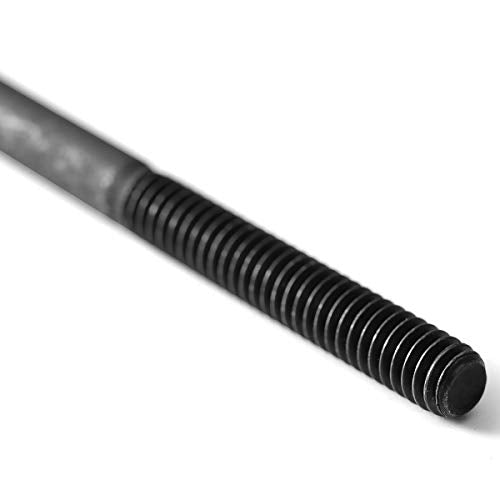 Socket Head Cap Screw, 1/4-20 x 3, Alloy Steel, Black Oxide, Hex Socket Coarse Thread, 1/4 inch Hexagonal Allen Bolt, Length: 3 inch, Full Thread (Quantity: 10) - size: 3
