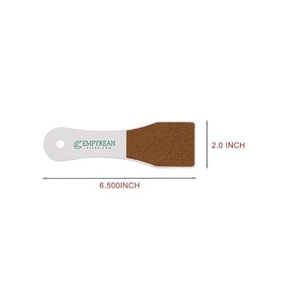 Empyrean Mini Square Grinder Foot File | Foot Scraper | Made in USA | Black 080/100 Gold Grit | Callus Remover | Disinfectable Washable Reusable | 1 Piece