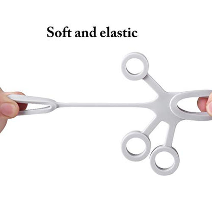 4PCS Silicone Finger Stretcher Creative Soft Finger Exercise Band Hand Stretcher