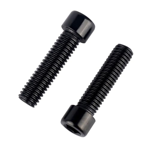 6Pcs Bike Screws M6x10 12 16 18 20 25 30 35mm Stainless Steel Socket Head Cap Allen Hex Bolt (Black, M6 x35mm) - color: Black, size: M6 x35mm