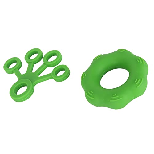 Hand Grip Strengthener Set Finger Exerciser Silicone Grip Strength Trainer Resistance Bands Finger Stretcher for Senior Arthritis Relieve Wrist Pain