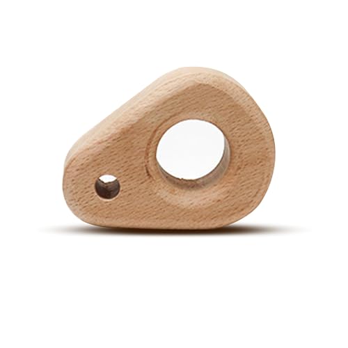 Climbing Hangboard - Rock Climbing Finger Trainer, Wooden Hangboard Fingerboard for Grip Strength, Lightweight Portable Grip Board for Beginners & Professionals, 1pc