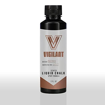 Vigilant Liquid Chalk | Liquid Sports Chalk | No-Mess, Superior Grip, Sweat-Free Hands for Weightlifting, Gym, Rock Climbing, Gymnastics, Crossfit, & Bodybuilding
