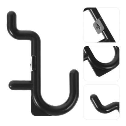 Mobestech 20pcs Plastic Pegboard Hooks for Hanging Tools, Universal Peg Board Hangers for Garage and Workshop Storage, Sturdy Shelving Hooks for Wall Hanging Boards