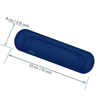 ZINZ Universal Shoulder Pad with Ultra Thick Cushion for Bag Luggage Bag Crossbody, Plus Long & Anti-Slip & Breathable,Blue - color: Blue