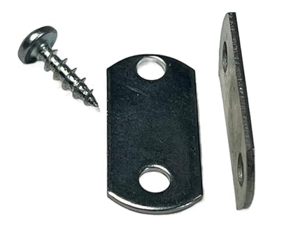 Canvas Clips for Picture Framing screws included 15 per pack ( Choose your offset size ) by E.H.C. (0/0 Flush) - size: 0/0 Flush