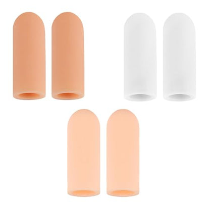 1pair High Elasticities Finger Guard Reusable Finger Protecting Sleeves for Extended Wear Comfortable