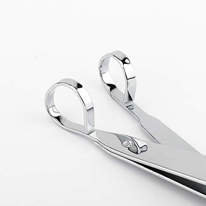 Nail Clippers,EZ Grip Nail Clipper Set,Carbon Steel Fingernail and Toenail Clippers for Seniors Long handle with Metal Case for Women and Man - Set of 2 (Small and Large)